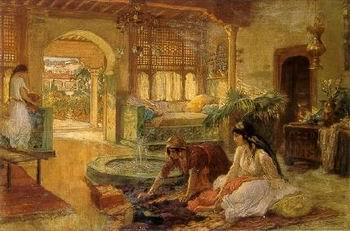 unknow artist Arab or Arabic people and life. Orientalism oil paintings  334 China oil painting art